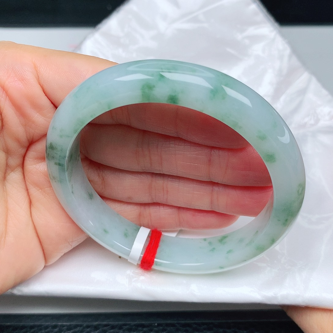 未镶嵌手镯翡翠小绿花2