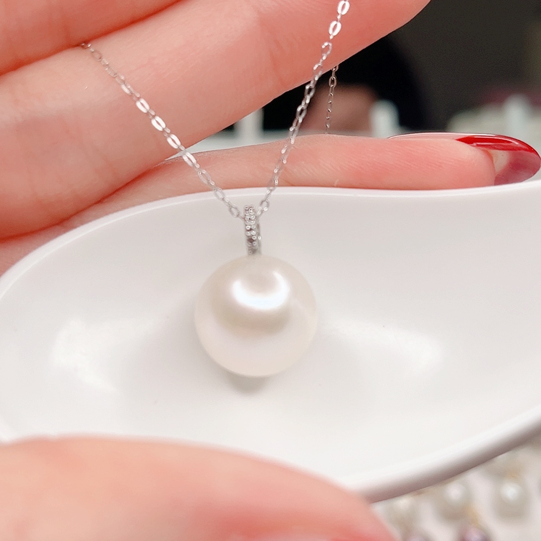 淡水珍珠吊坠(赠链)合金