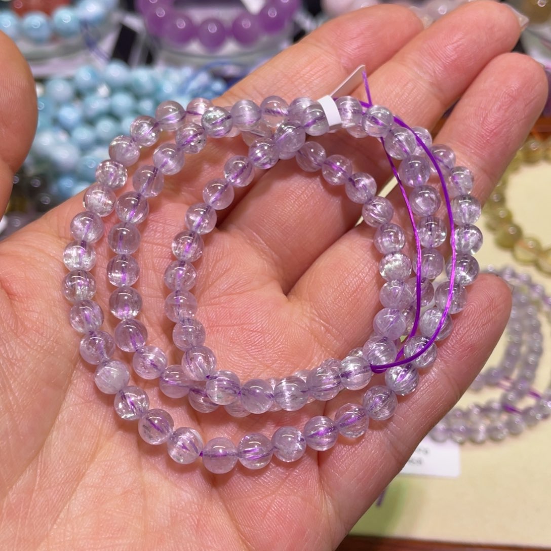 锂辉石手串未镶嵌L****.