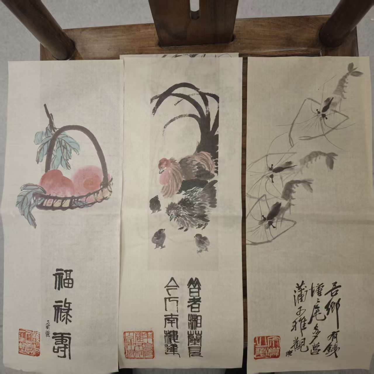 国画作品随机发货