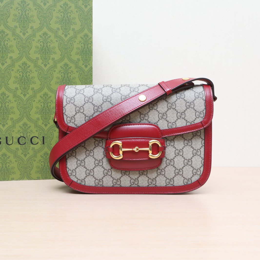95新 GUCCI/古驰 马鞍包 小号 25 斜挎包 P205227052