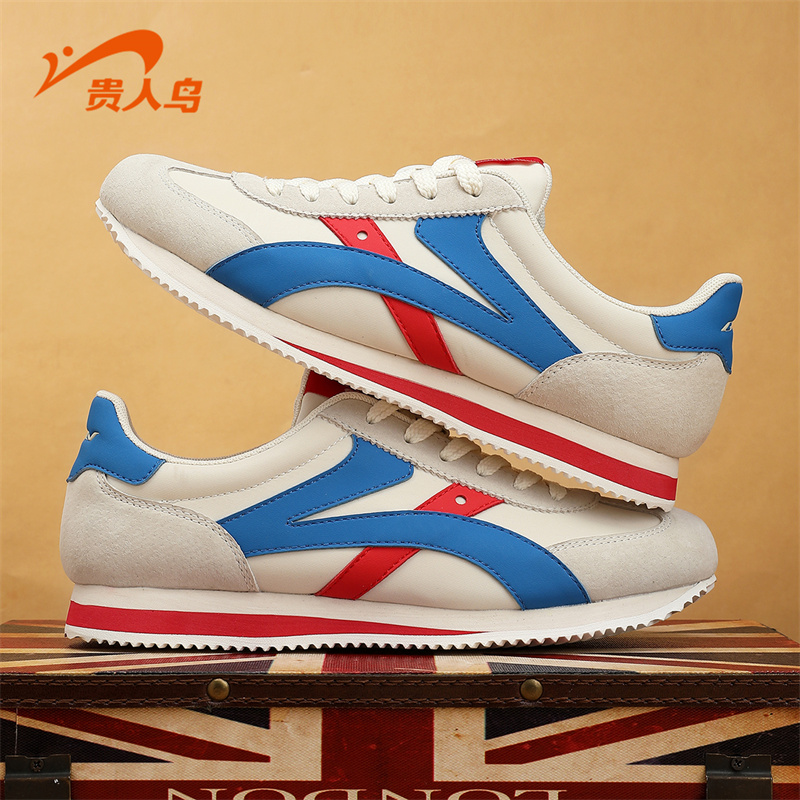贵人鸟经典复古跑鞋2025夏季新款百搭运动鞋轻便软底情侣款休闲鞋