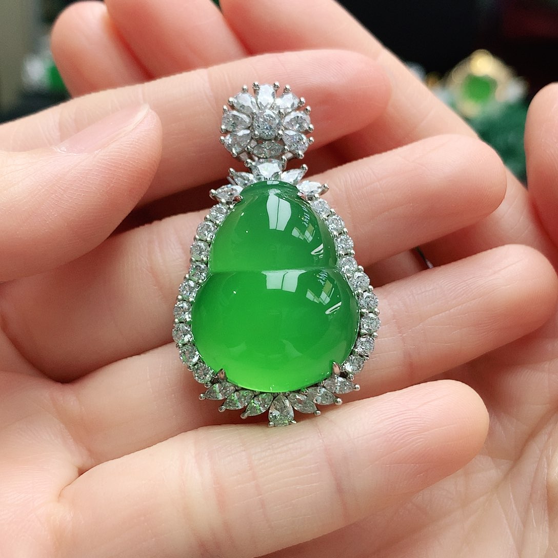 玛瑙/玉髓吊坠银S925镶嵌