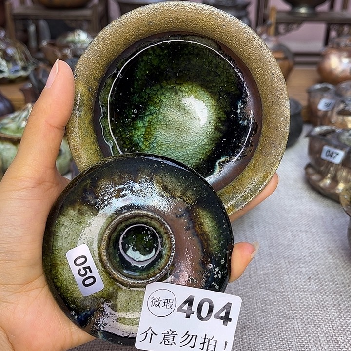 裸柴烧陶瓷手工茶器