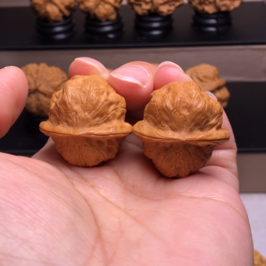 文玩核桃把件芭蕉扇15