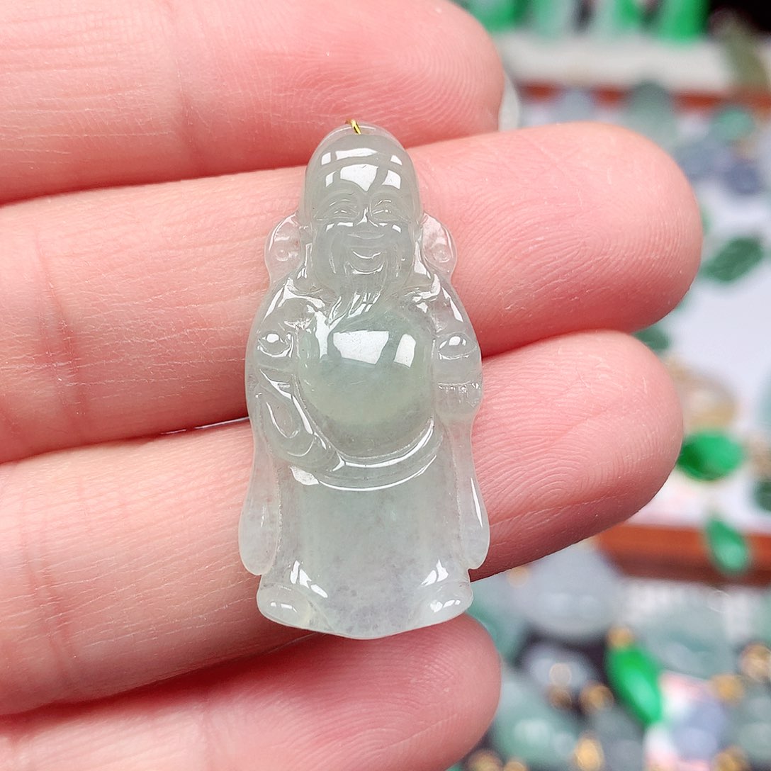 翡翠颈饰未镶嵌天然翡翠A货