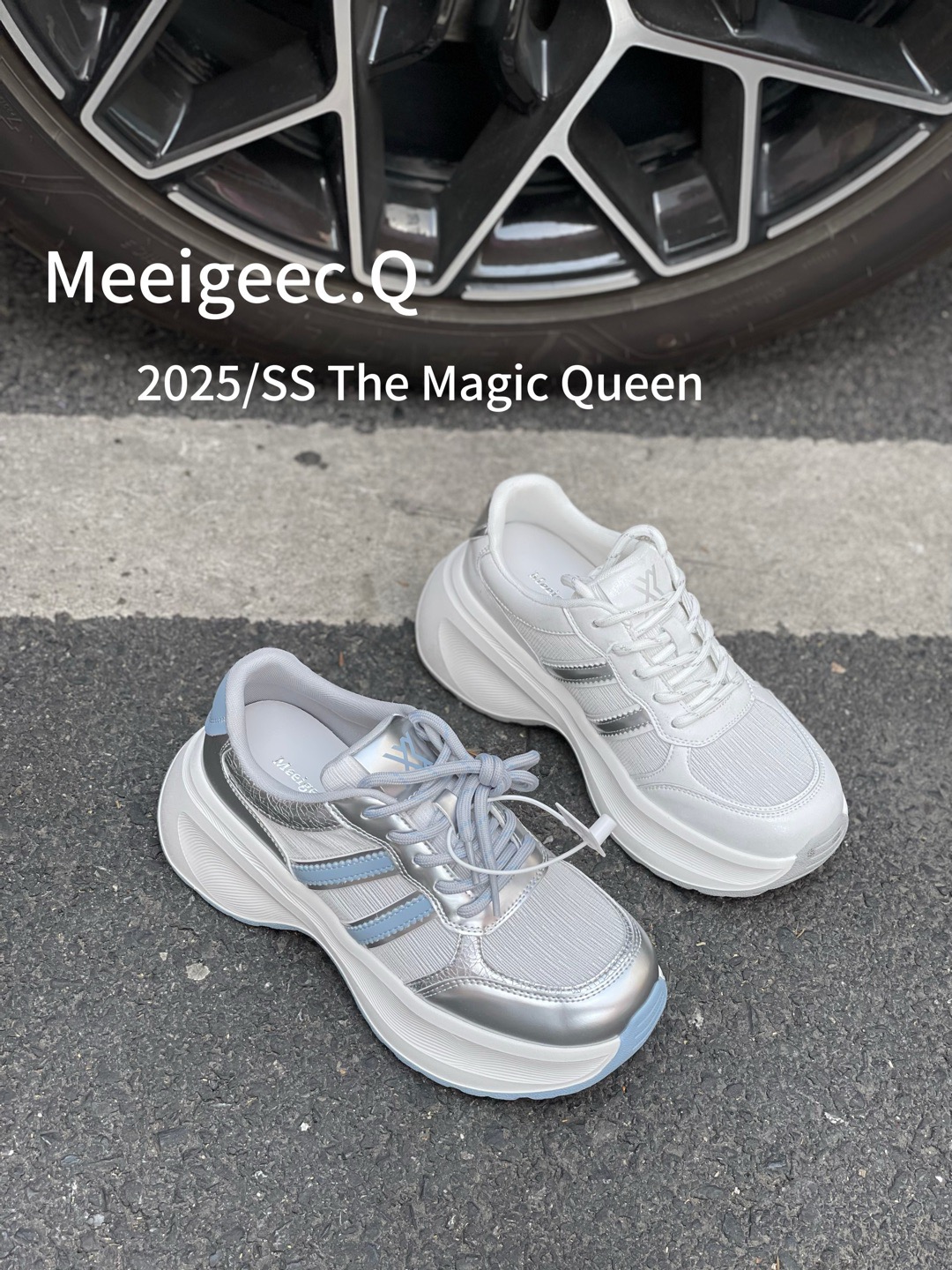 DX.DAXI 休闲风鞋子时尚初恋风少女风时尚休闲鞋厚底透气16629