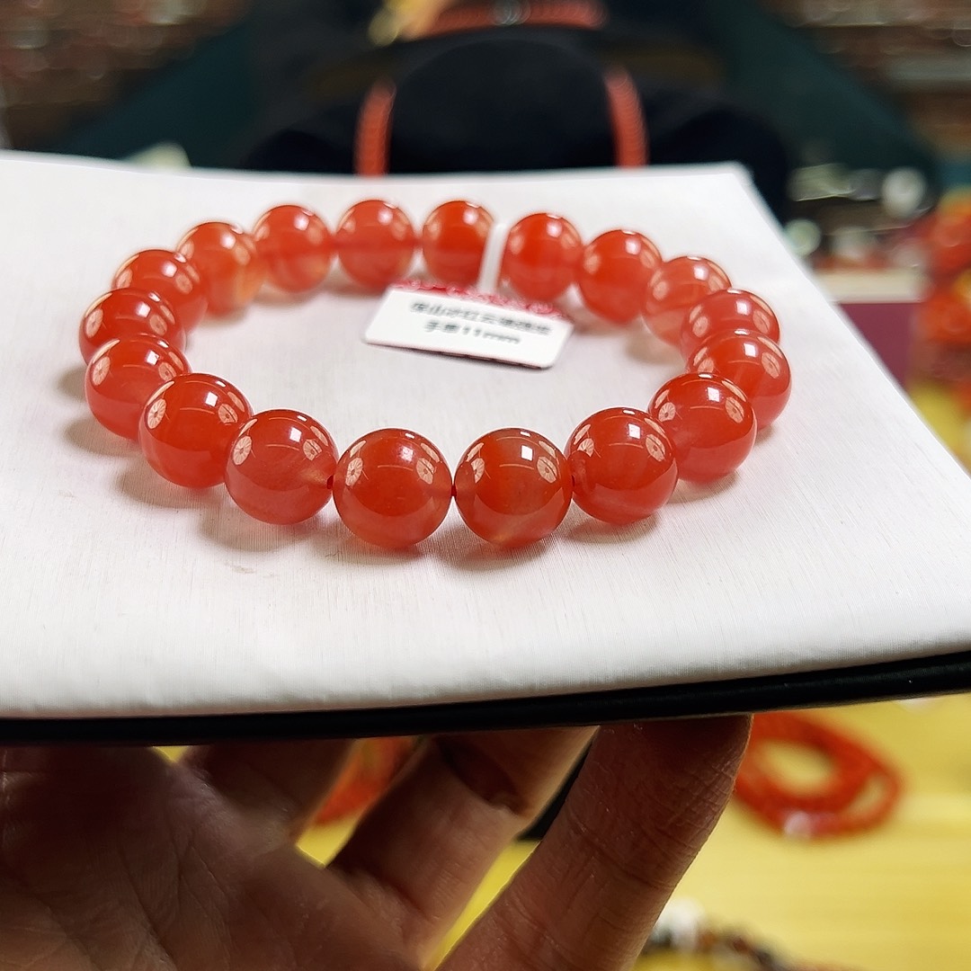 南红玛瑙未镶嵌多样性发一11mmmm