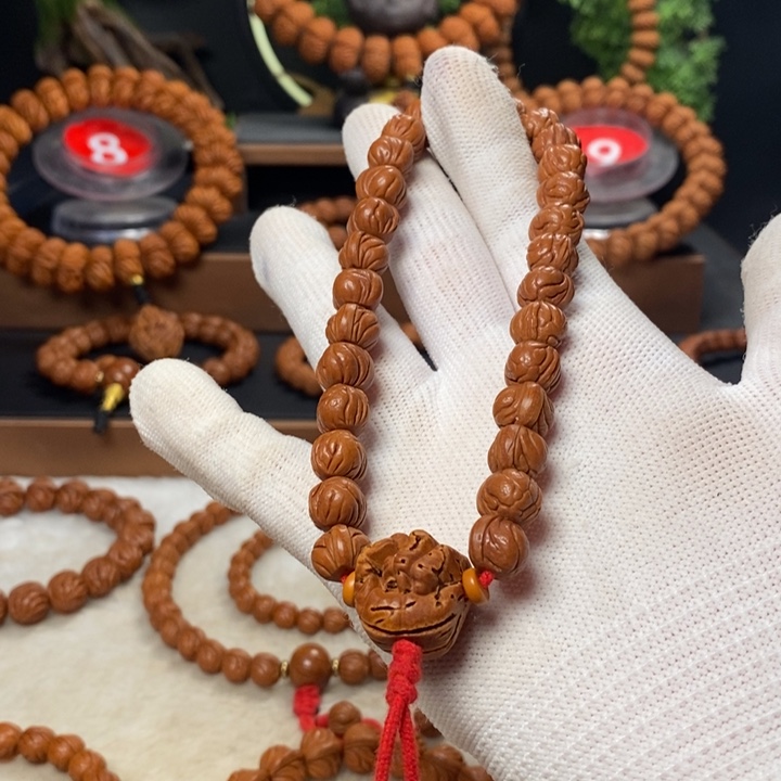 桃核吊坠美*莎秦岭龙纹