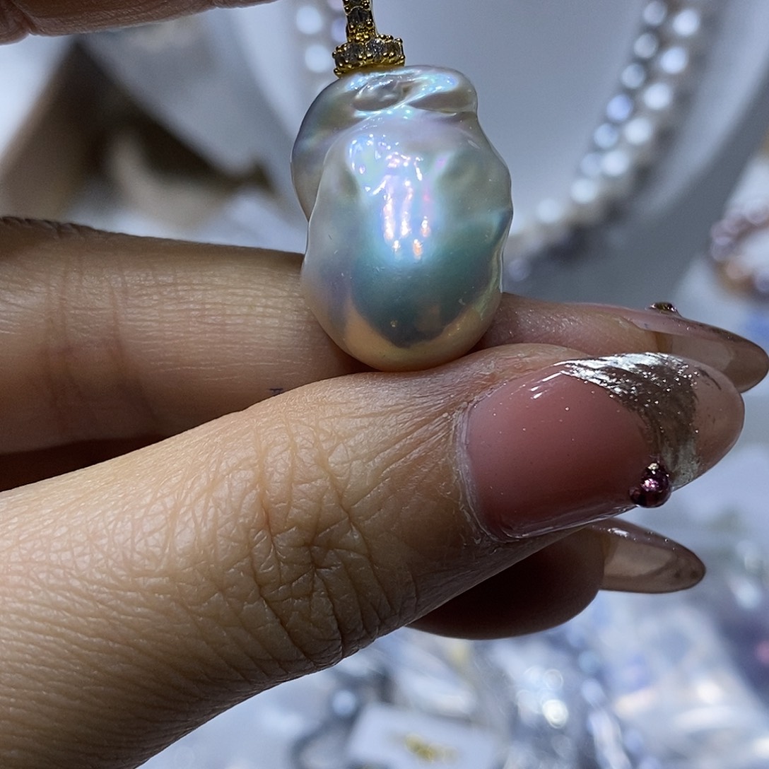 淡水珍珠耳钉未镶嵌