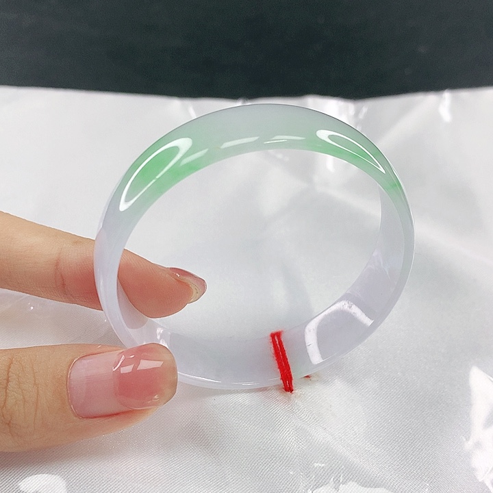 翡翠未镶嵌手镯圈51，05055