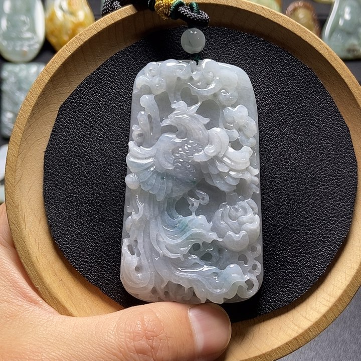 翡翠颈饰未镶嵌缅甸a货