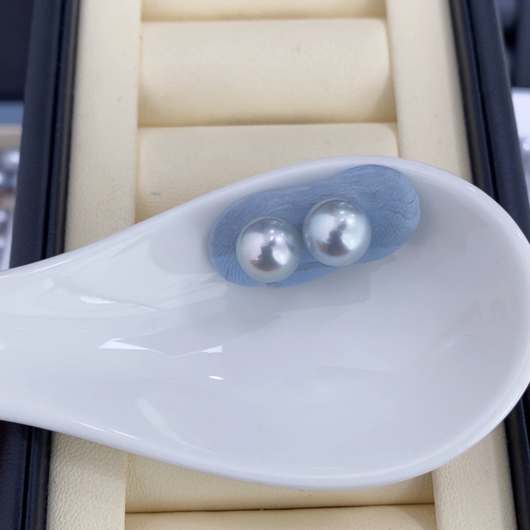 海水珍珠可定制未镶嵌真多麻8-9mm