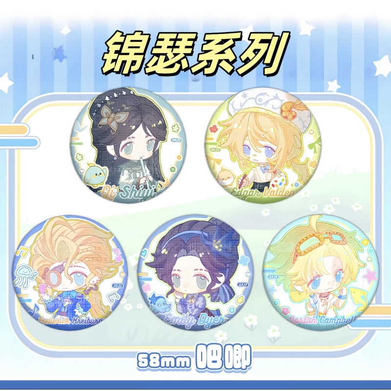锦瑟系列吧唧同人原创授权第五人格徽章周边谷子盲盒直播间代拆