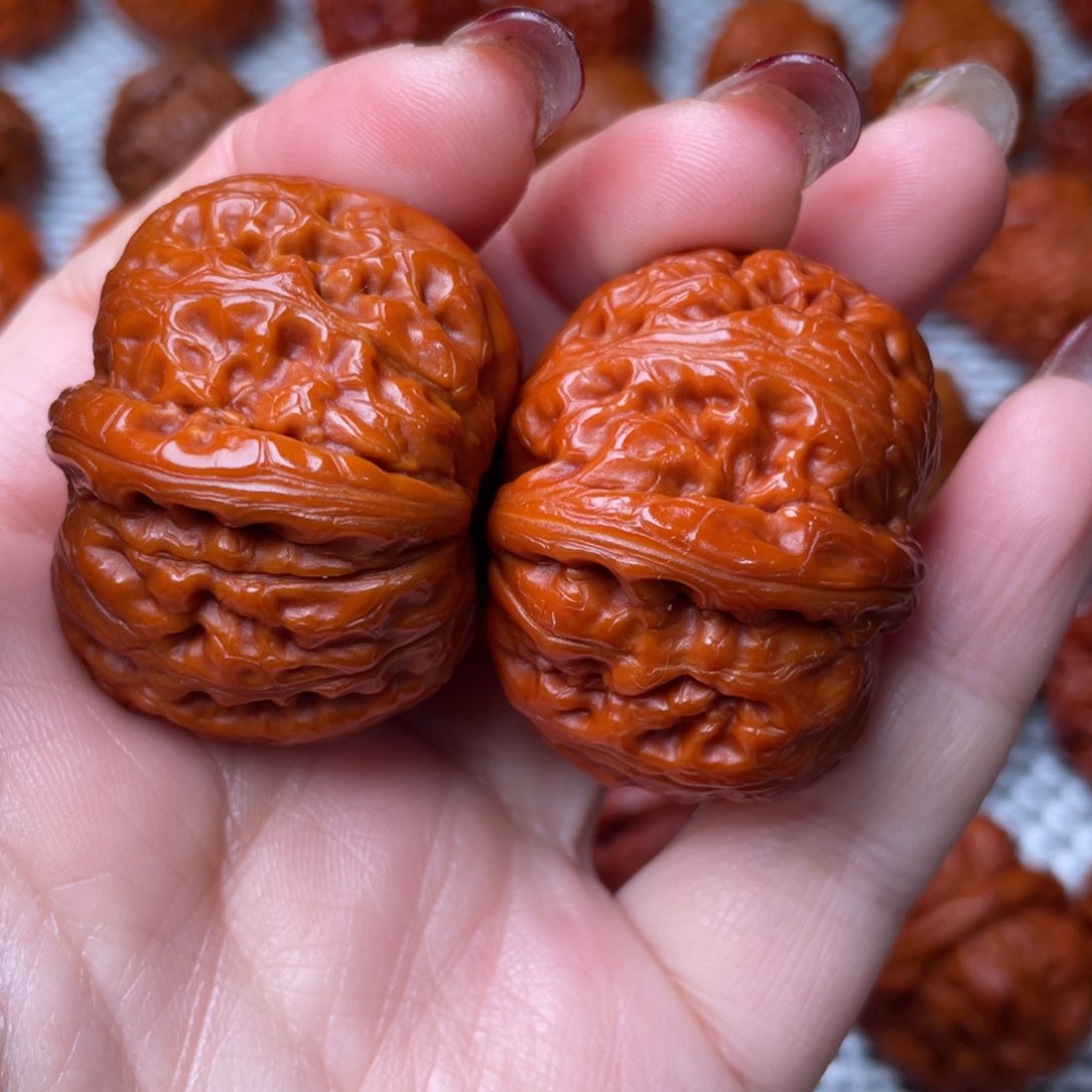 桃核吊坠文玩核桃 手把件 元宝 40