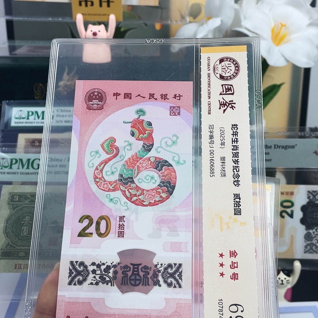 平***福塑料蛇钞金马号69分尾885