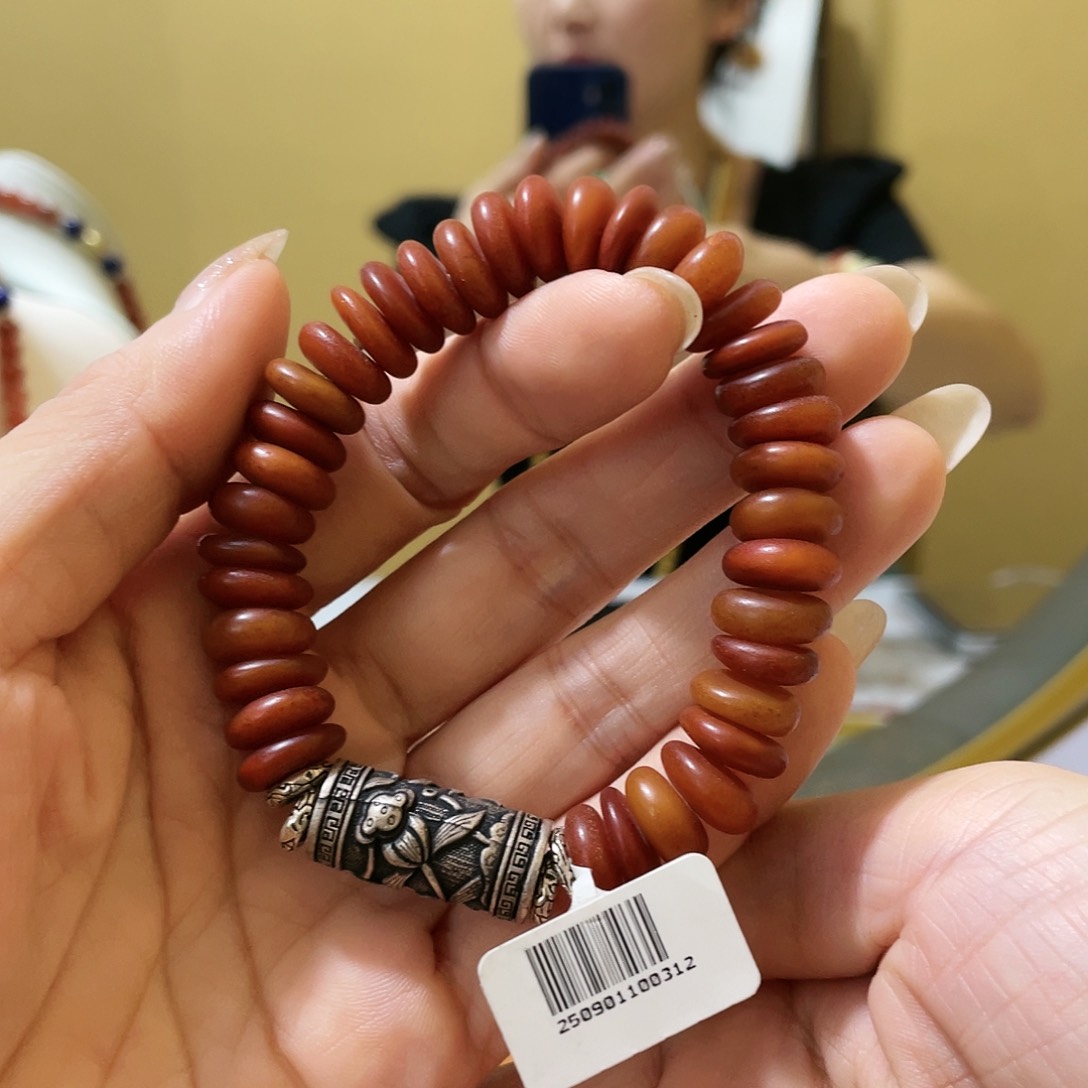 【闪购商品】手链琥珀银S925镶嵌