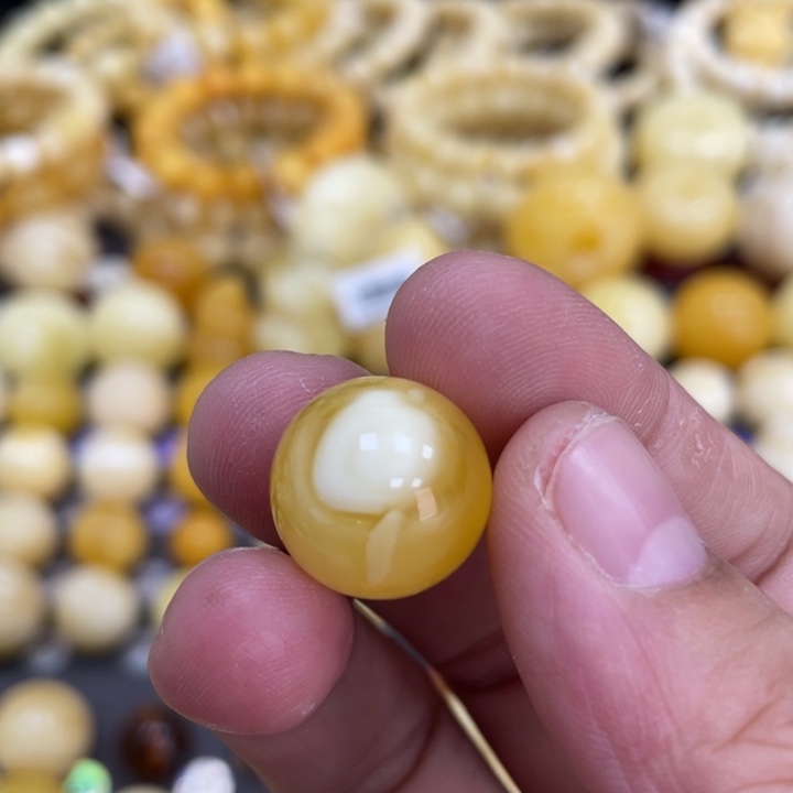 裸石蜜蜡未镶嵌15.3mm