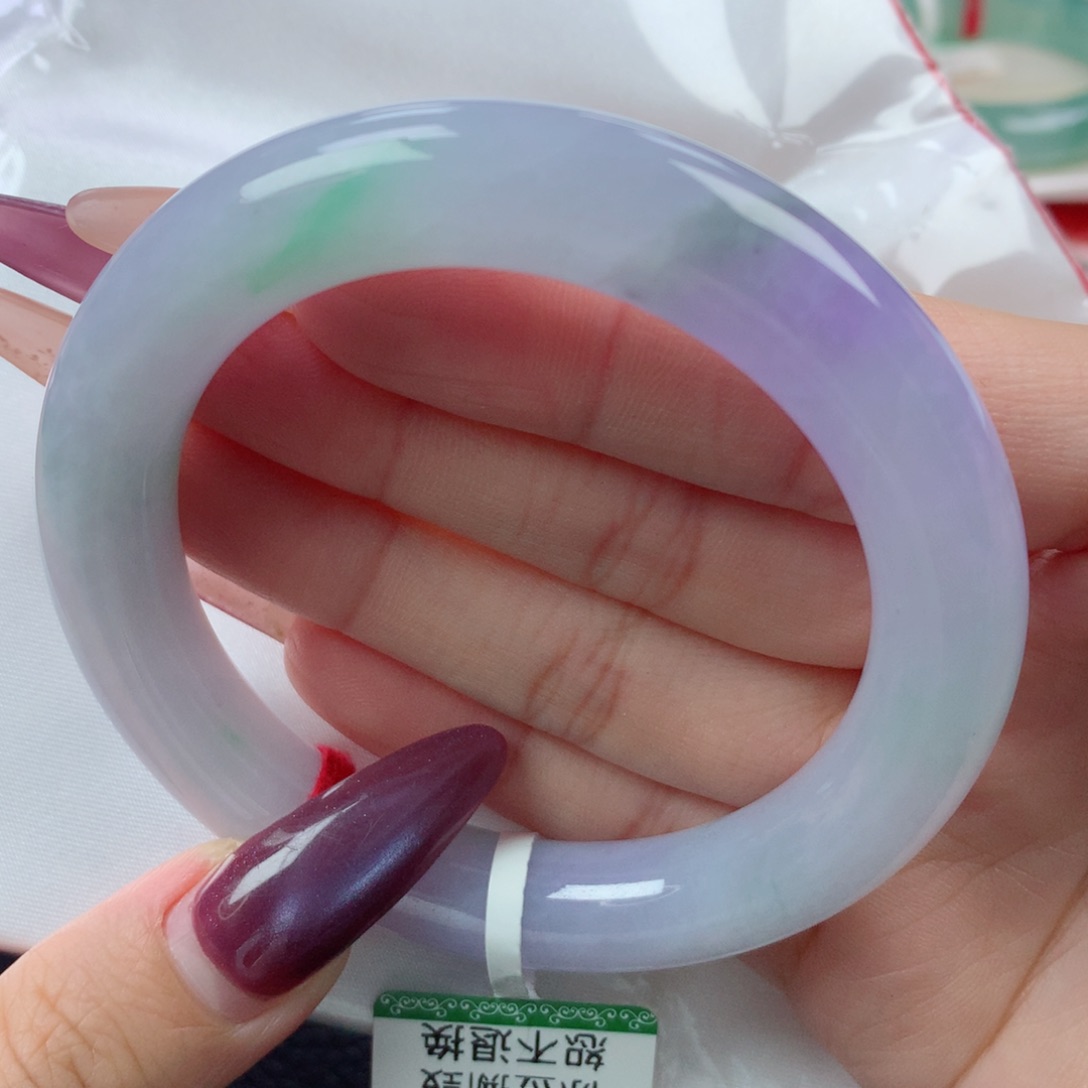 未镶嵌手镯翡翠缅甸天然翡翠A货54.4圆