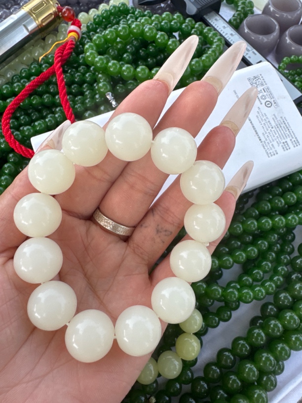 高端精品手串 暖白卡16