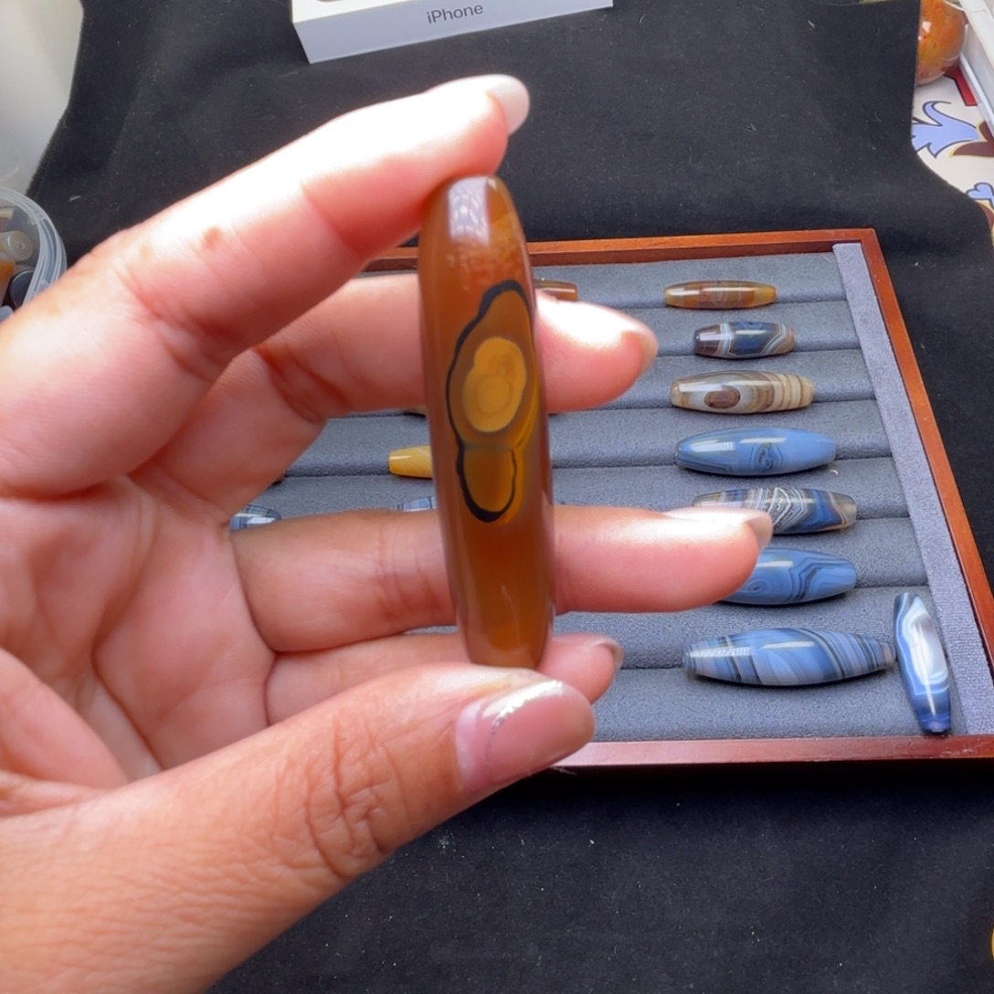 时***苒玛瑙/玉髓未镶嵌颈饰