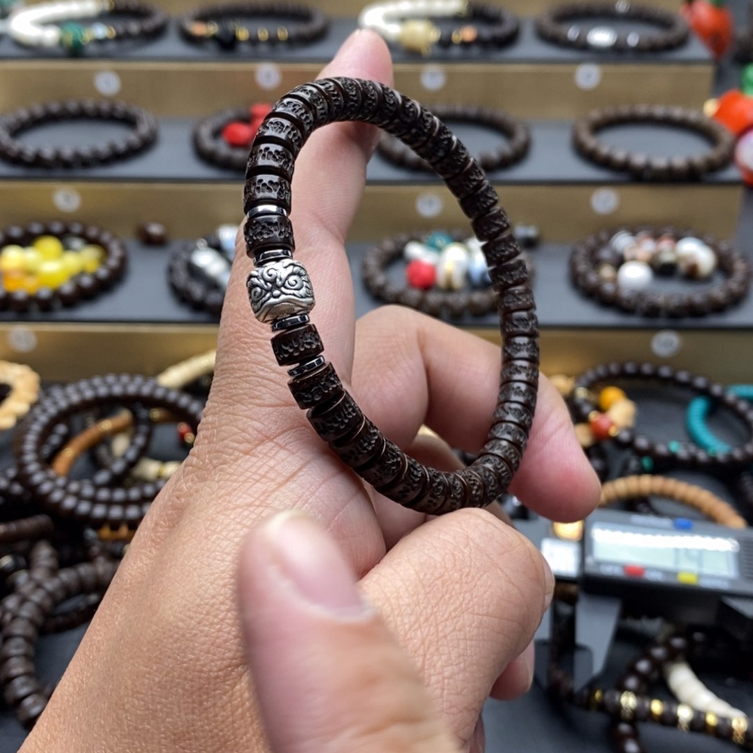 椰蒂手串原生态椰嘎搭配款7❌5