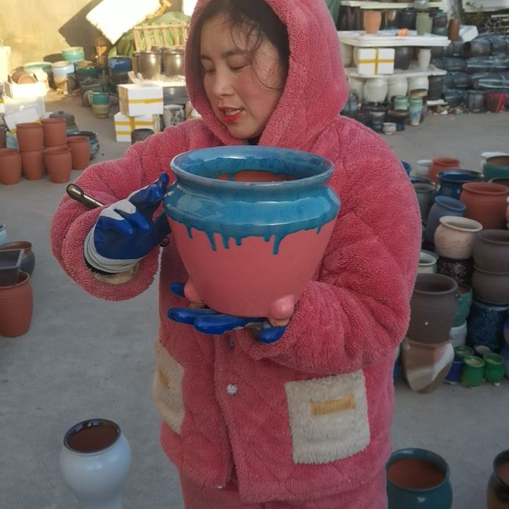 红陶口20高20瑕疵