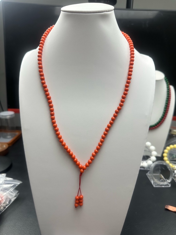 高端传乗㊎复古项链多样性6mm发—件 B832