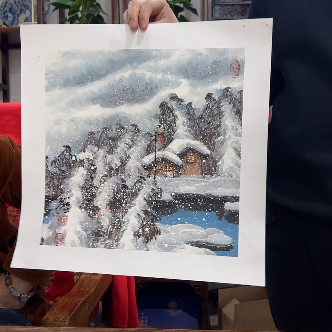 国画艺术家的作品