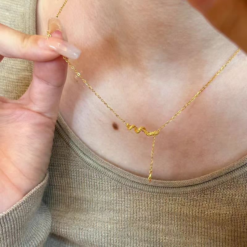 Chow Tai Seng/周大生周大生足金灵蛇套链中古风百搭