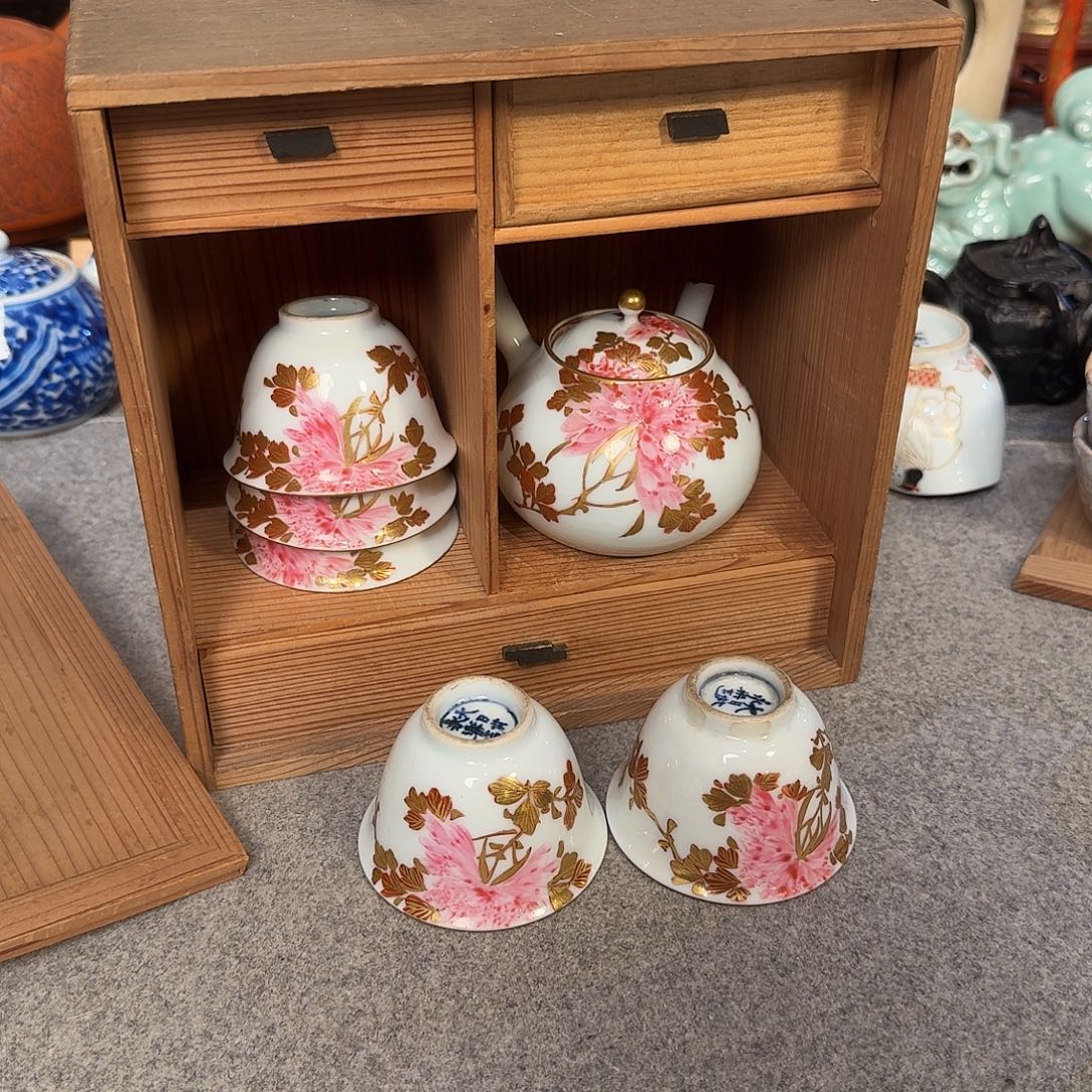 中古茶道具摆件壶