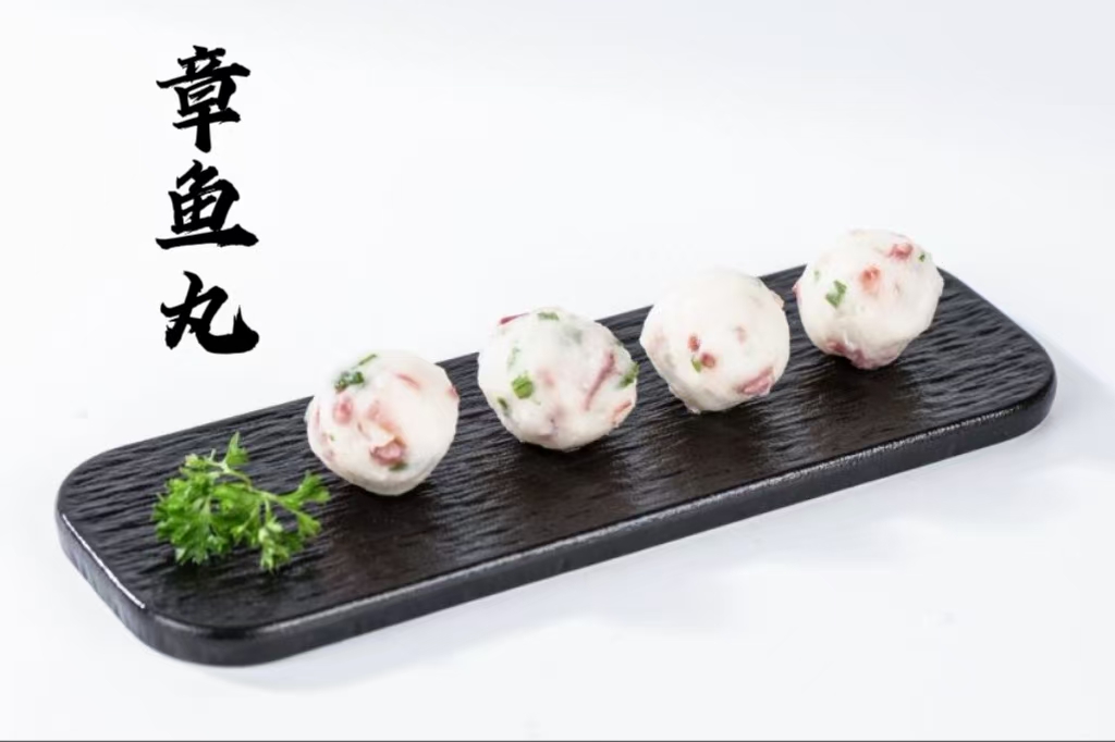 广西北海马鲛鱼手工鱼丸