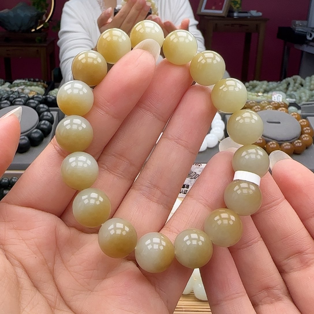 和田玉手链未镶嵌