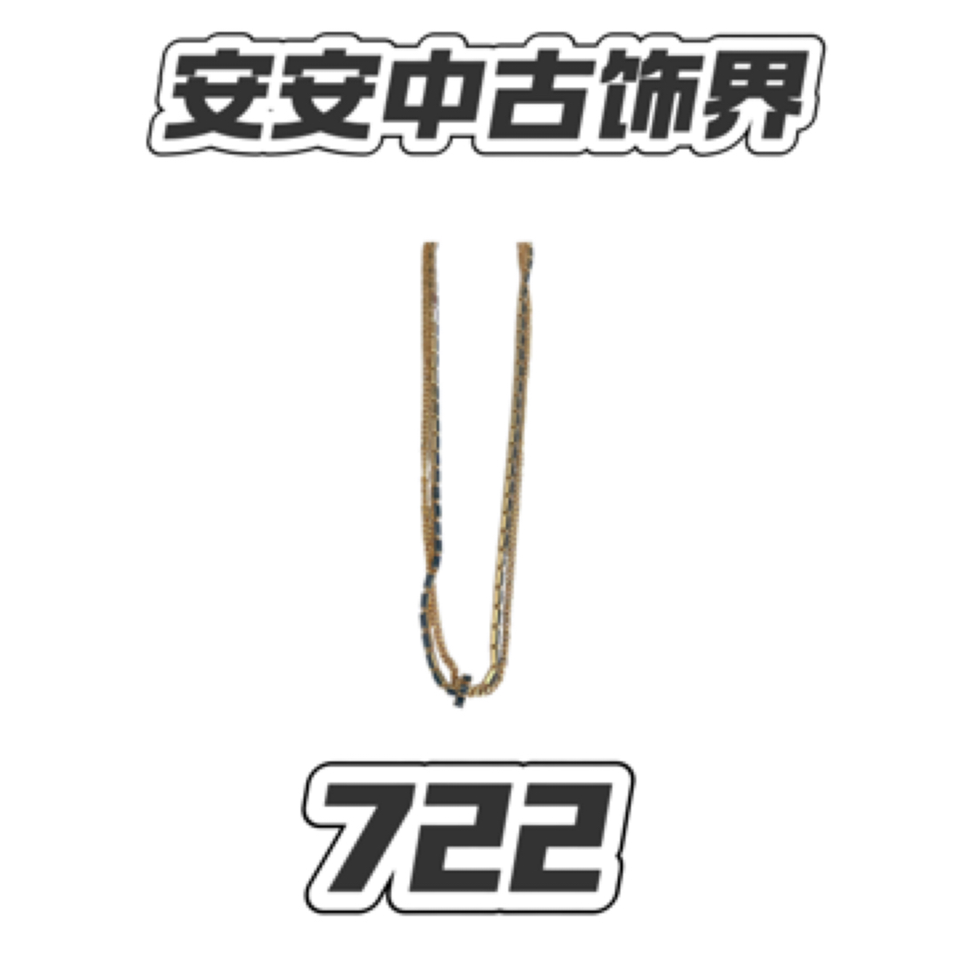 铜合金项链 孤-722-黑色叠戴项链
