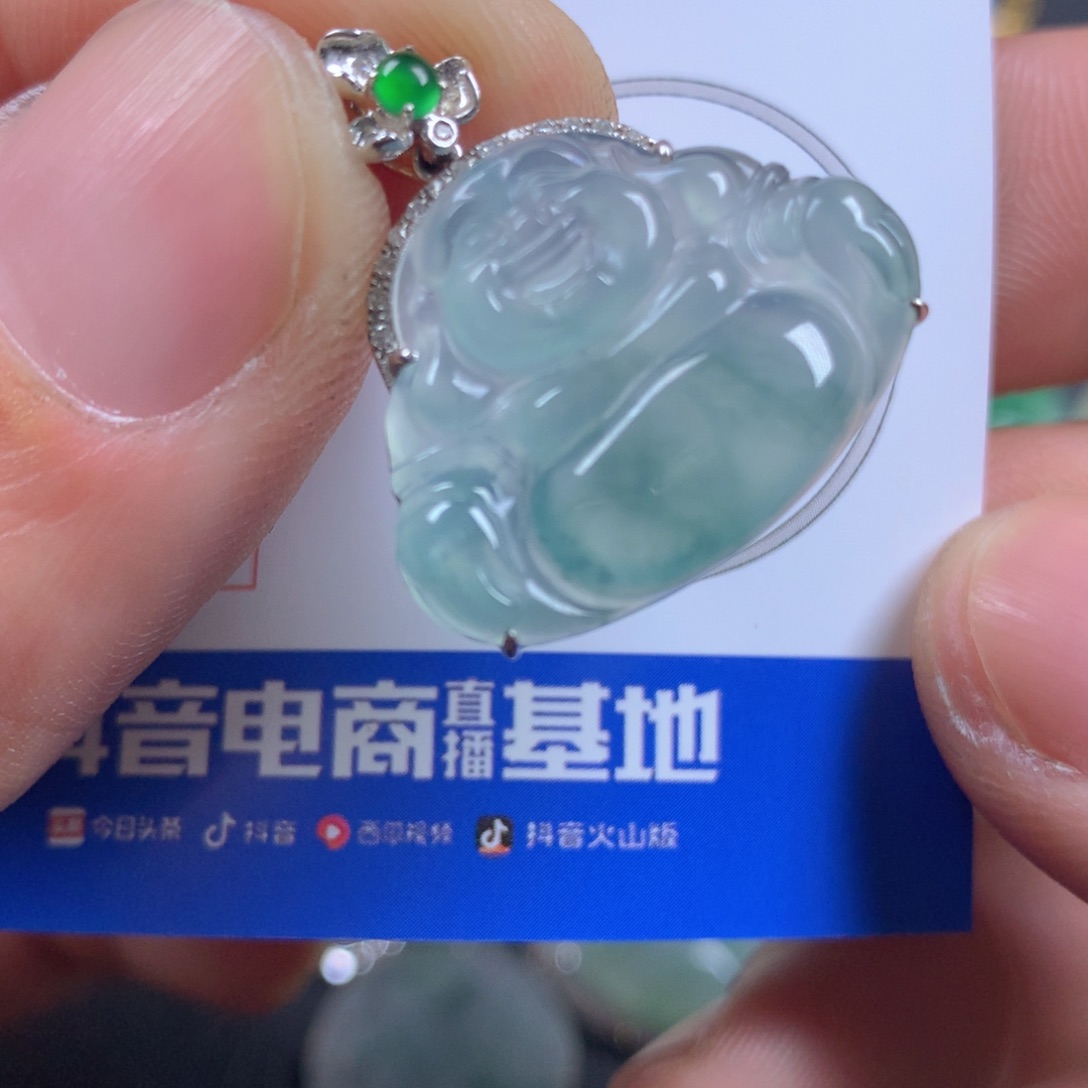 【闪购商品】翡翠颈饰18K金镶嵌翡翠