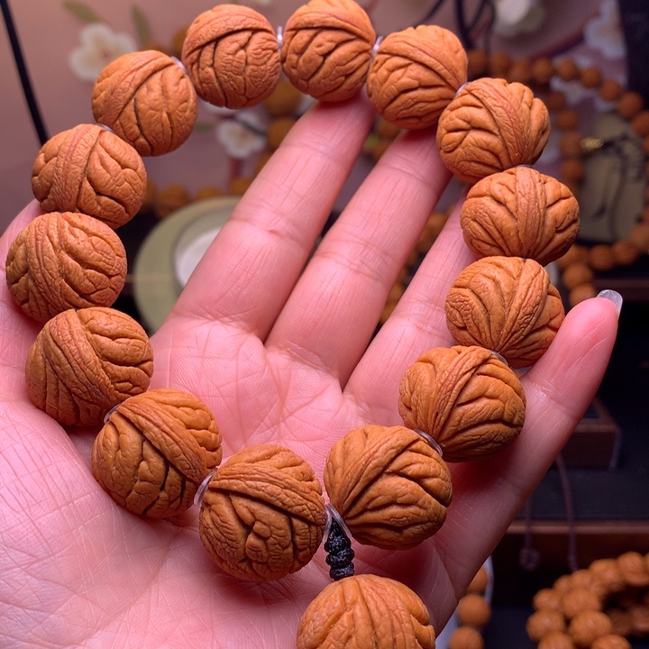 桃核手串龙纹桃核10