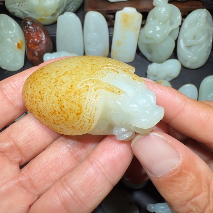 颈饰未镶嵌和田玉田***袁