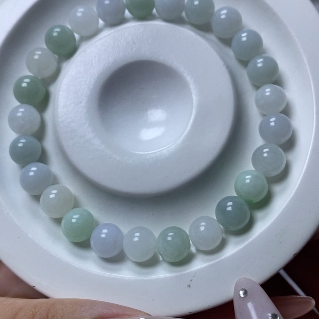 未镶嵌手链翡翠马卡龙卡7