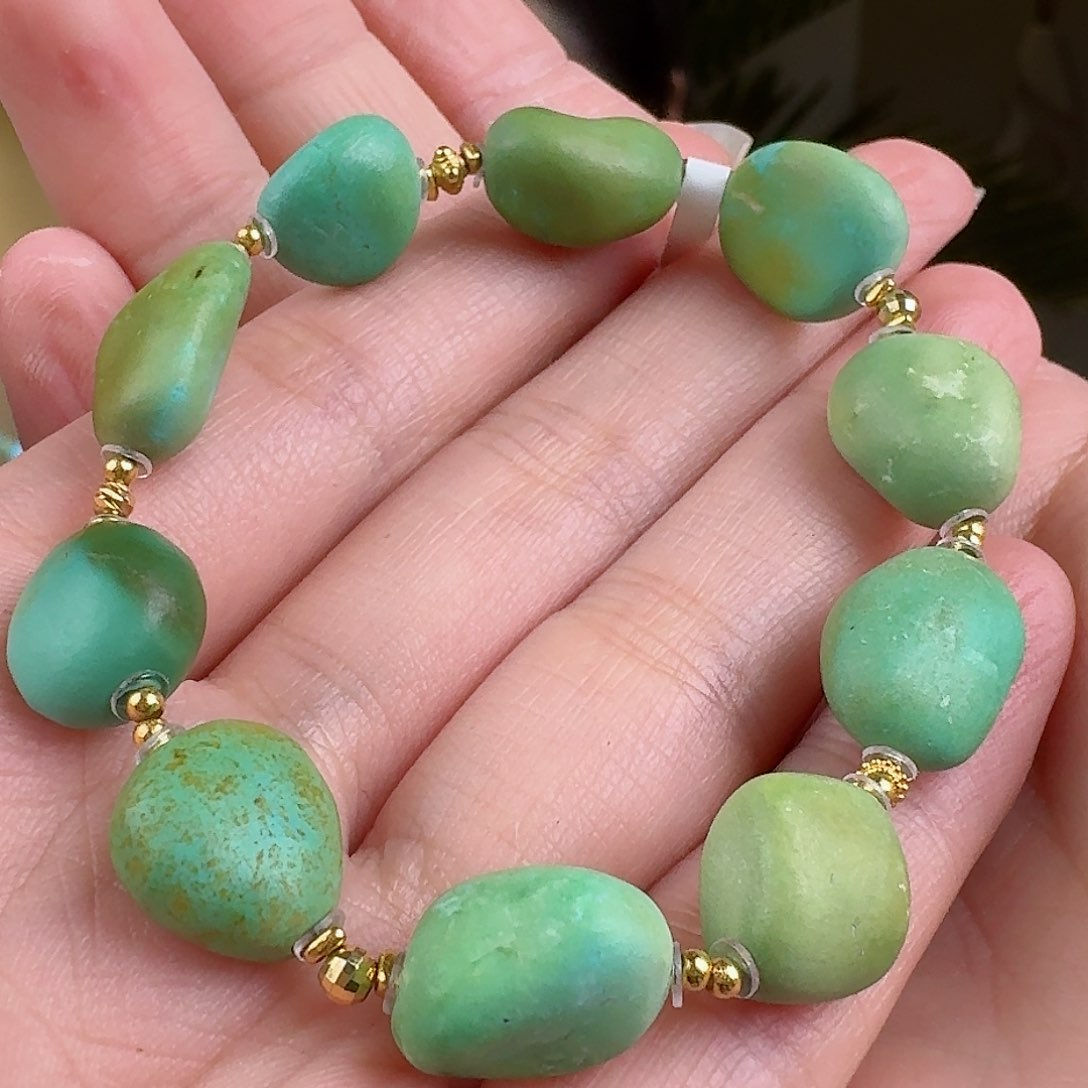 绿松石珠宝奇石未镶嵌