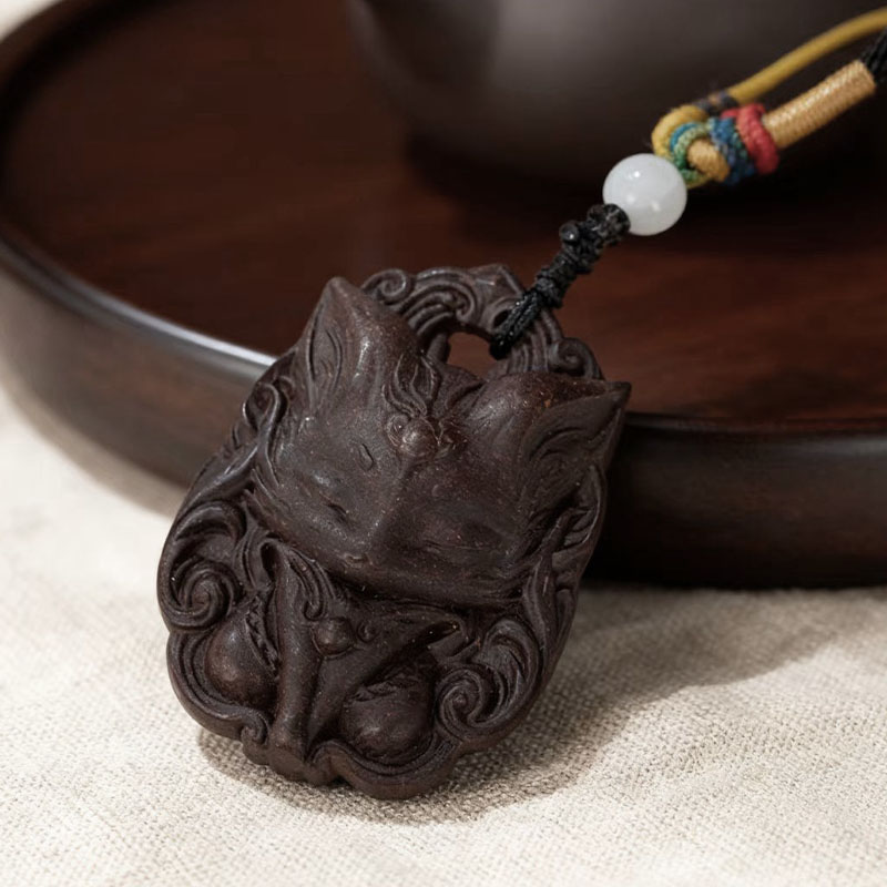 【降真香】纯天然手工合香珠狐狸牌