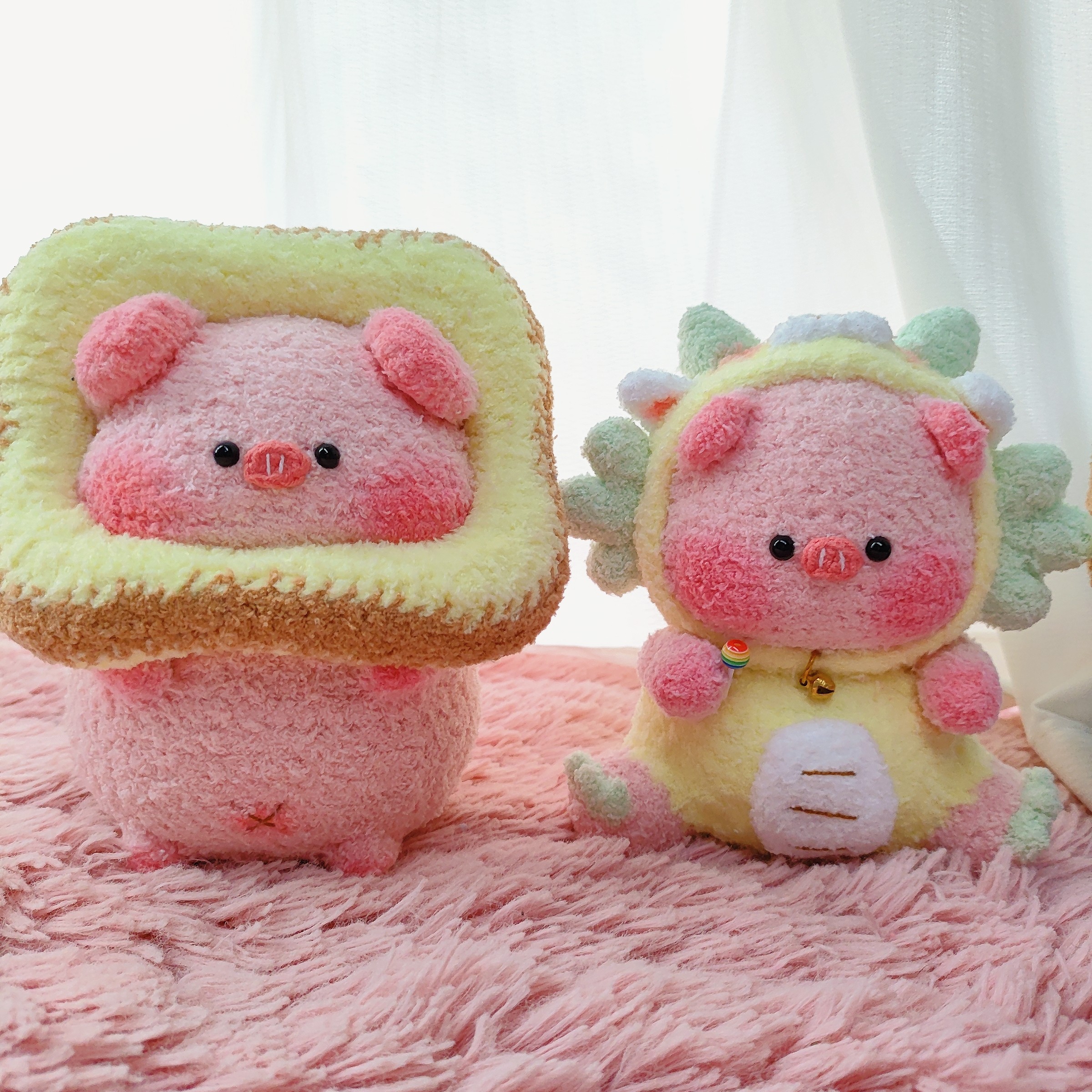 吐司猪吐司系列毛线手工钩织玩偶摆件
