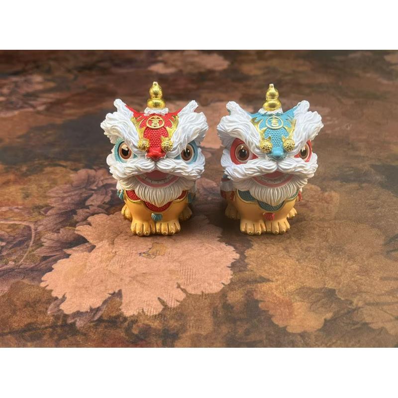 创意国风小狮子桌面茶宠-2169-直播专享