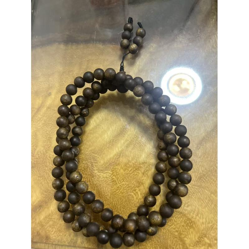 沉香沉香海南尖峰岭圆珠8mm沉香手串多样性发一