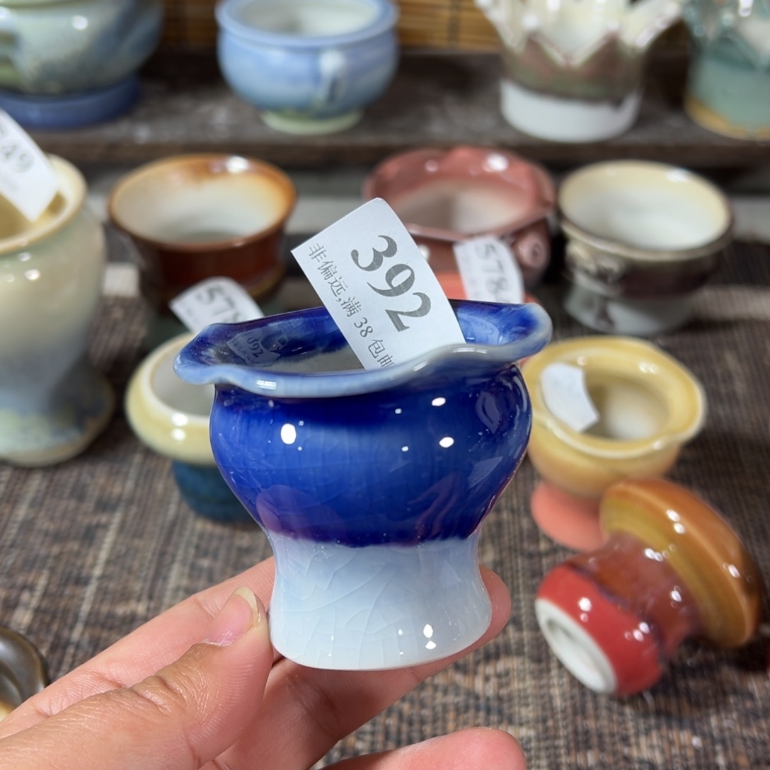 红陶景德镇手工花盆