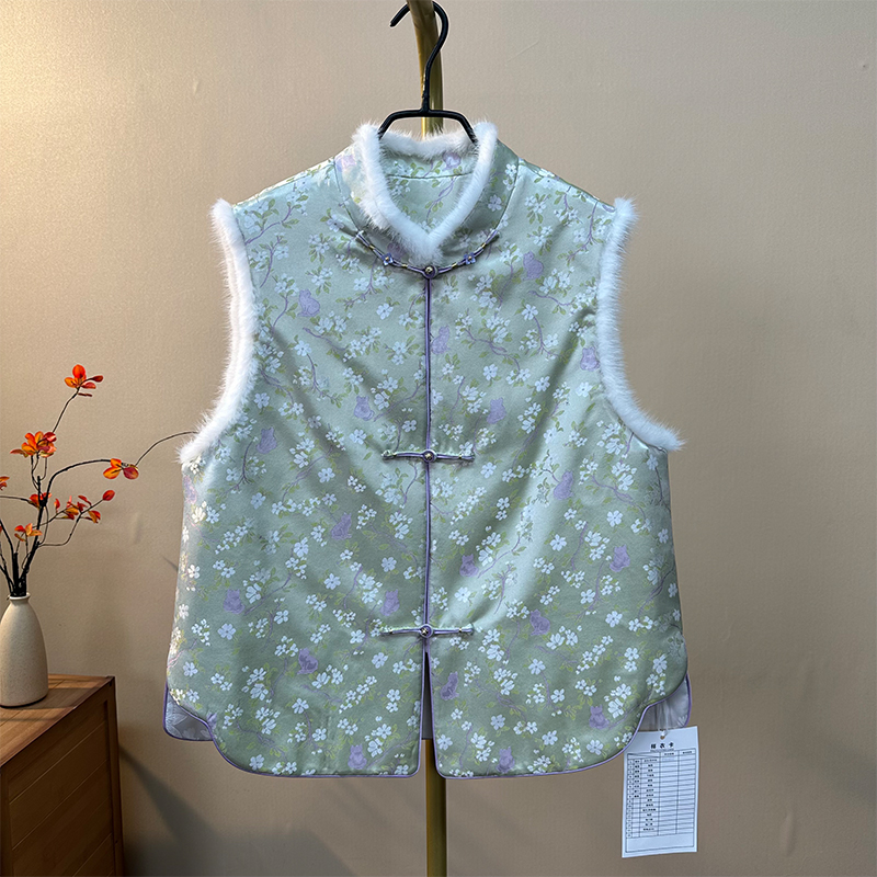 马甲 新中式国风女装F25356