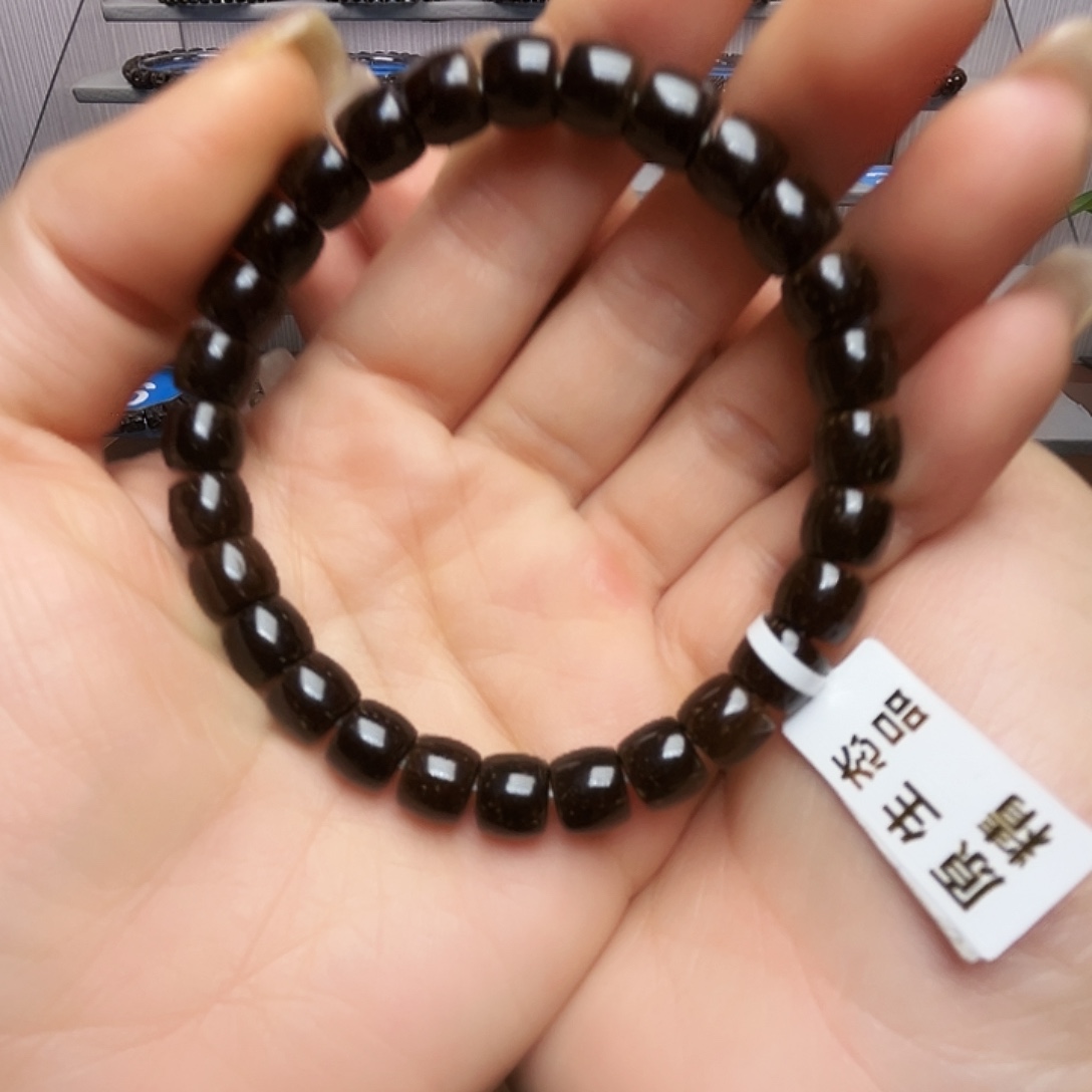 木质类原生态椰蒂手串9✖️8直切