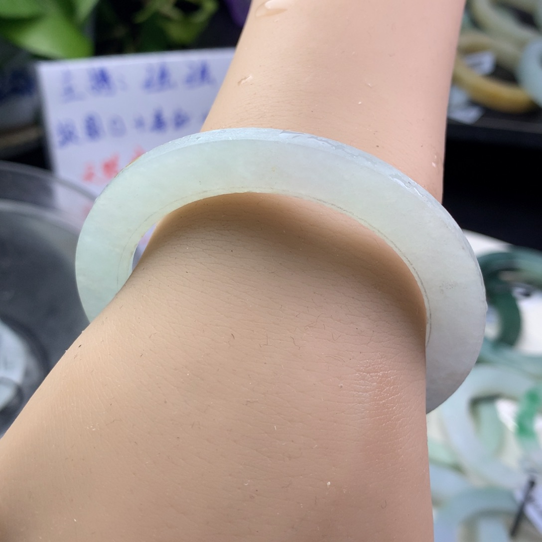 定制翡翠叮当镯未镶嵌54/60 