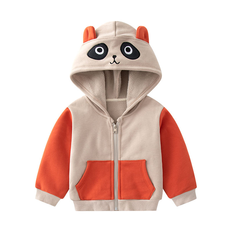 男童春款外套薄绒2025年新款儿童上衣中小童宝宝连帽卫衣潮秋季