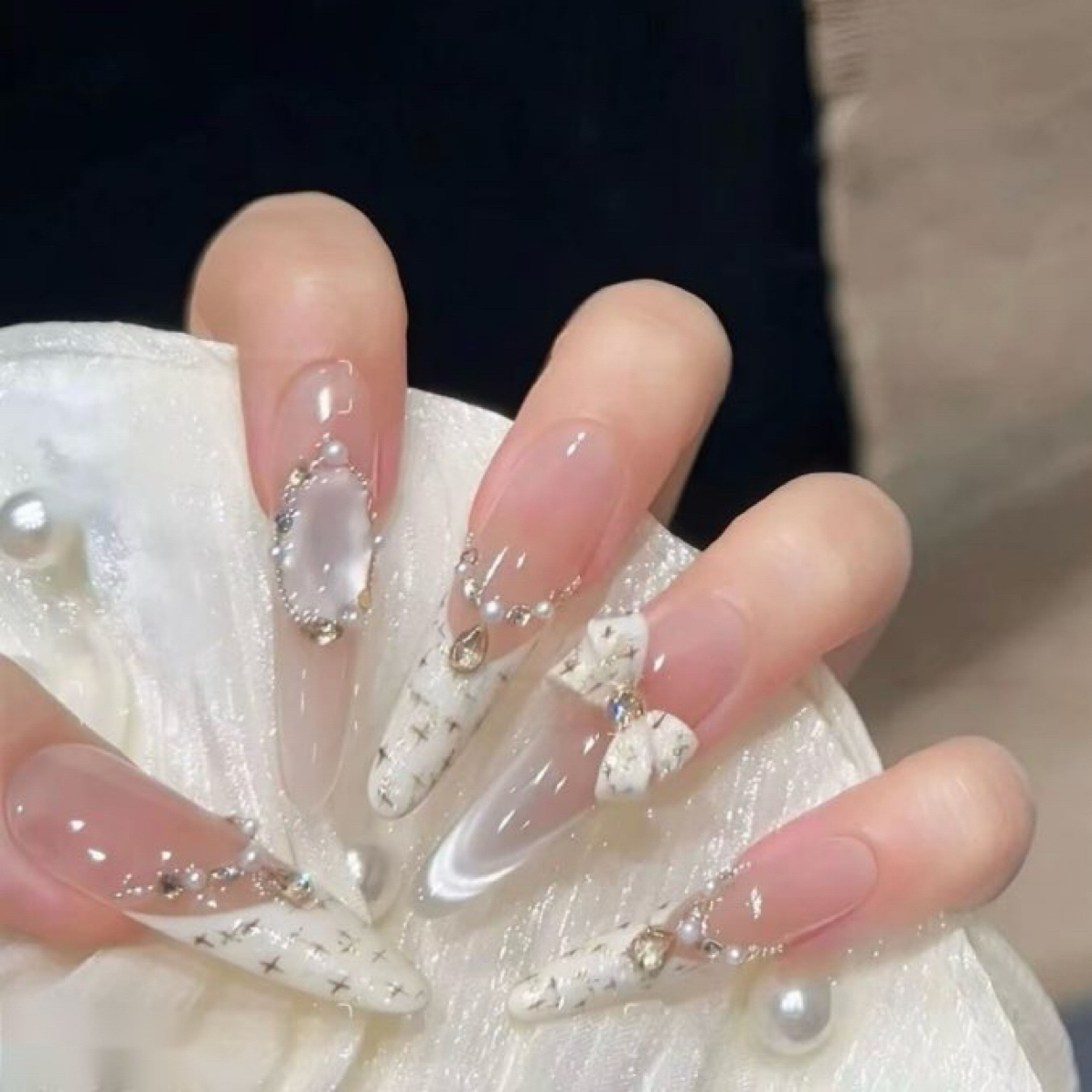 【奶油小香】渐变穿戴式气质夏季穿戴梯形长款裸色