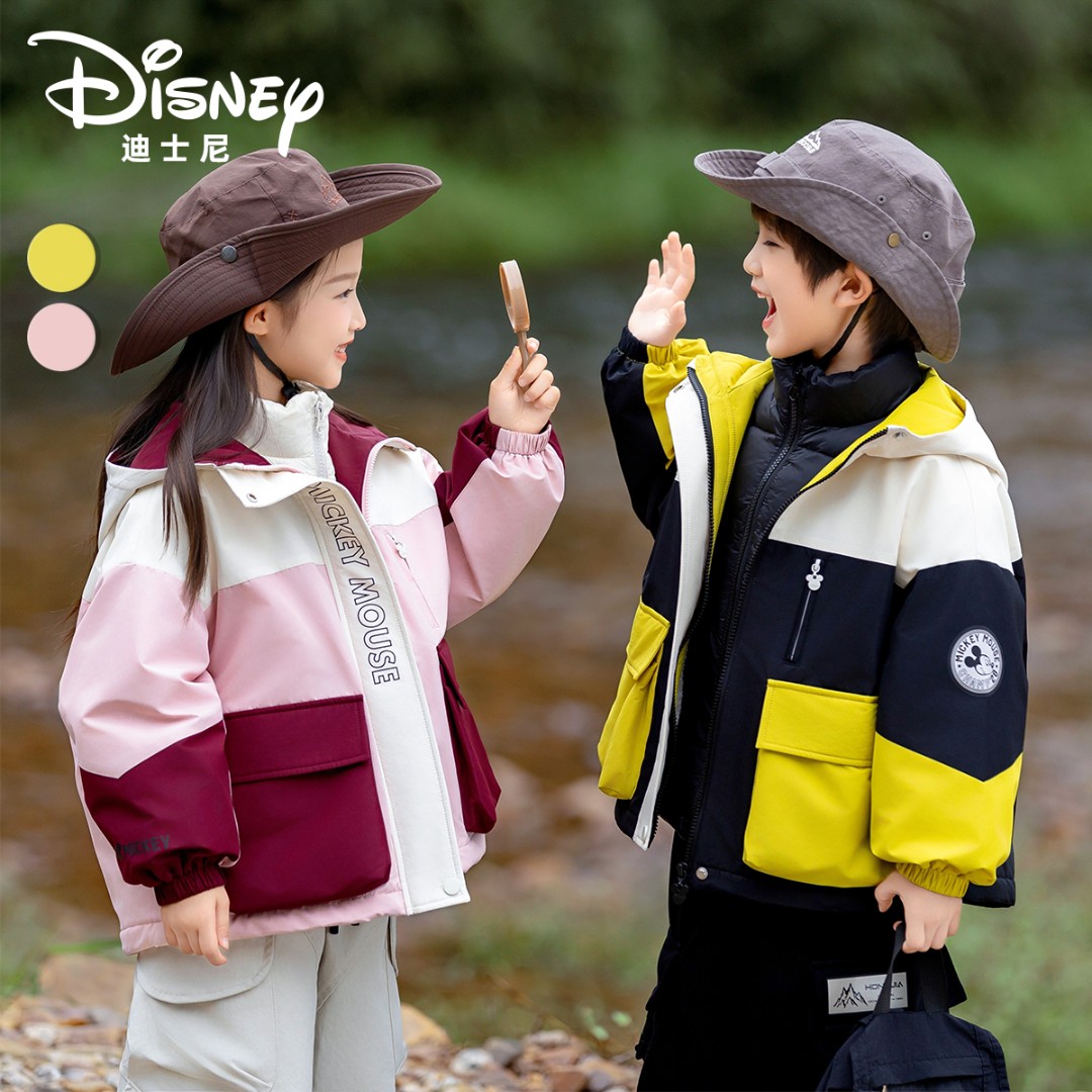 Disney/迪士尼秋冬儿童保暖防寒三合一羽绒三件套XHR3SW692